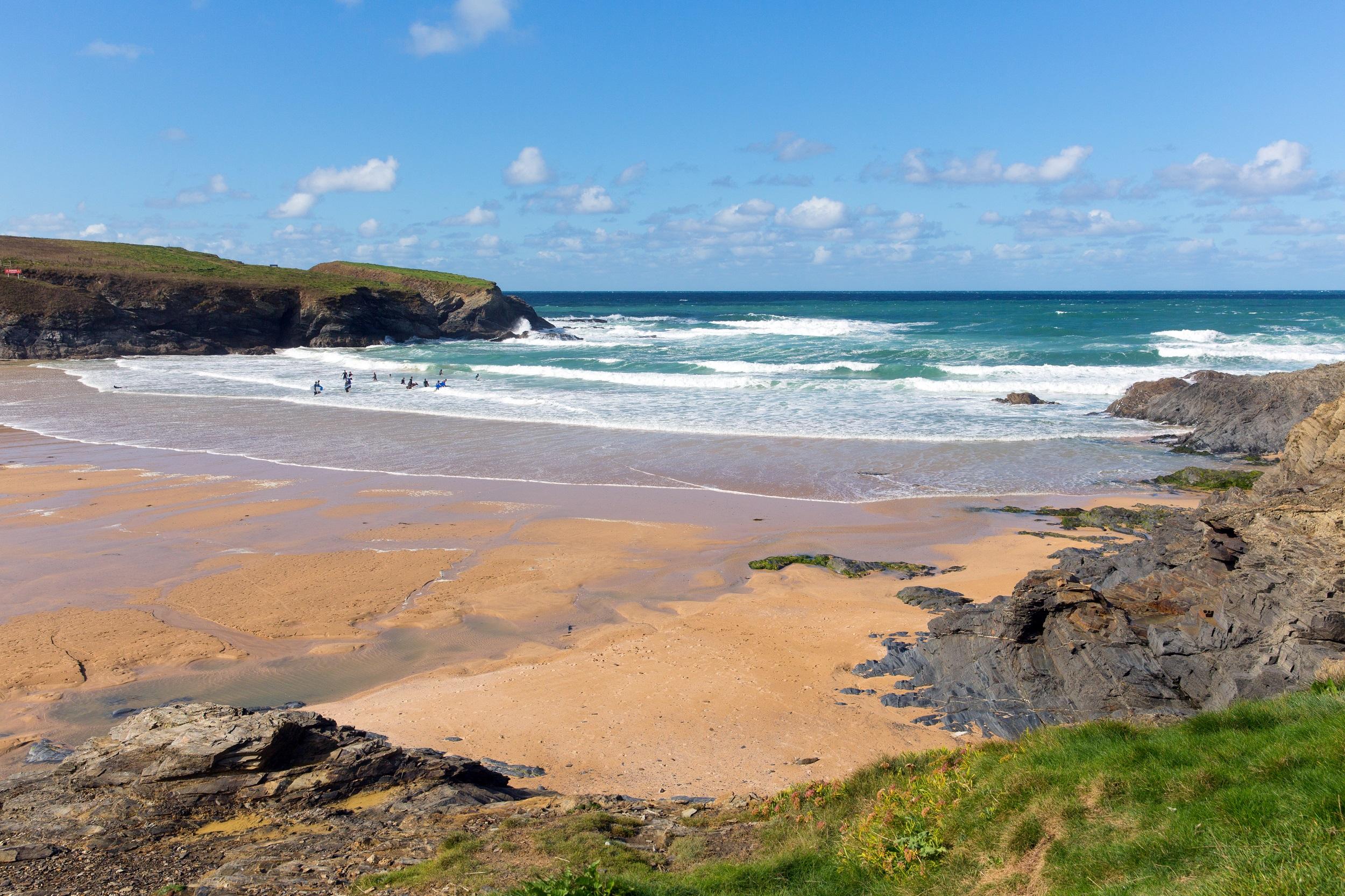 plage de la baie de Treyarnon