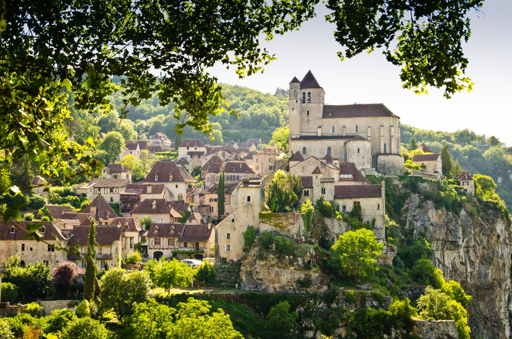 Frankreich Lot Saint-Cirq-Lapopie