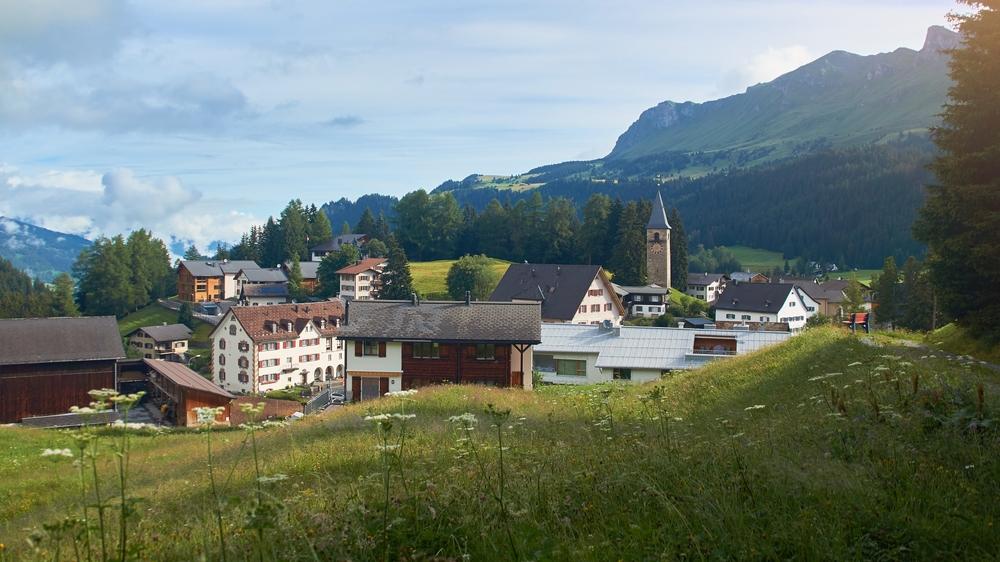 Village de Churwalden, Suisse