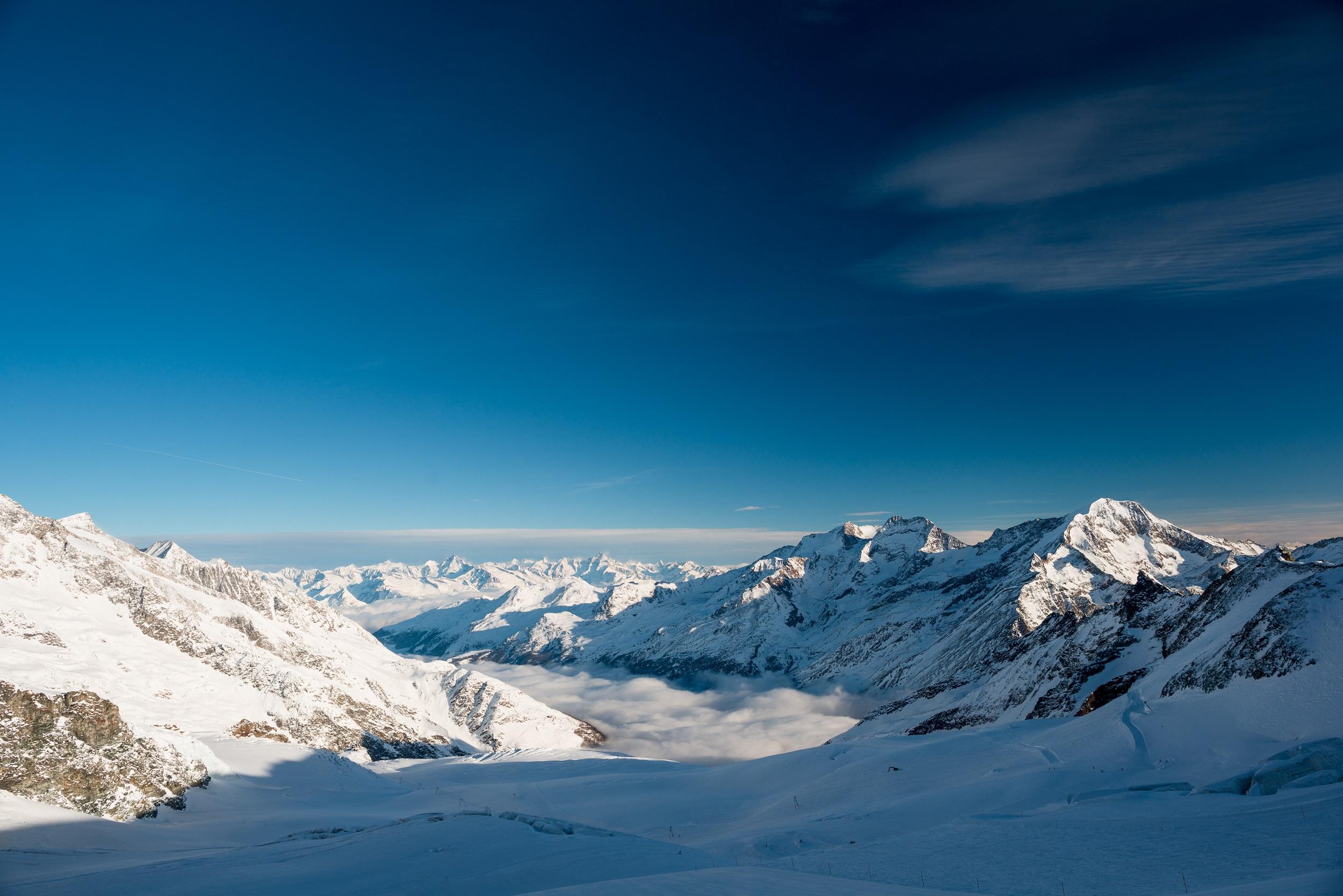 Switzerland Saas-Fee ski resort